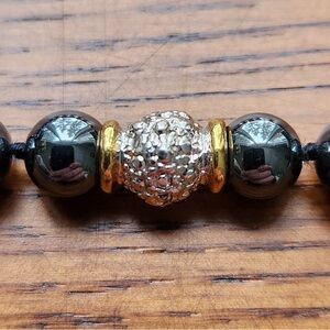 Black hematite necklace